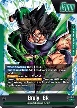 Broly : BR // Broly : BR (FB06-048)  (V.1 - Leader) - Rivals Clash [Fusion World] (Leader) [FB06-048]