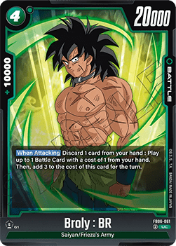 Broly : BR (FB06-061) - Rivals Clash [Fusion World] (Uncommon) [FB06-061]