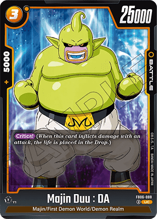 Majin Duu : DA (FB06-088) - Rivals Clash [Fusion World] (Uncommon) [FB06-088]