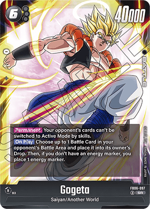 Gogeta (FB06-097)  (V.1 - Super Rare) - Rivals Clash [Fusion World] (Super Rare) [FB06-097]