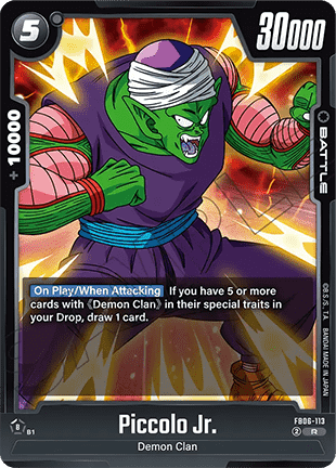 Piccolo Jr. (FB06-113) - Rivals Clash [Fusion World] (Rare) [FB06-113]