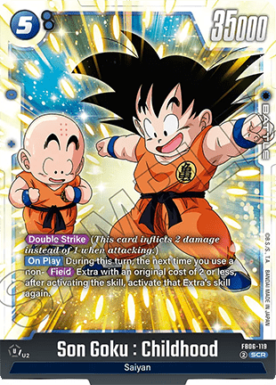 Son Goku : Childhood (FB06-119)  (V.1 - Secret Rare) - Rivals Clash [Fusion World] (Secret Rare) [FB06-119]