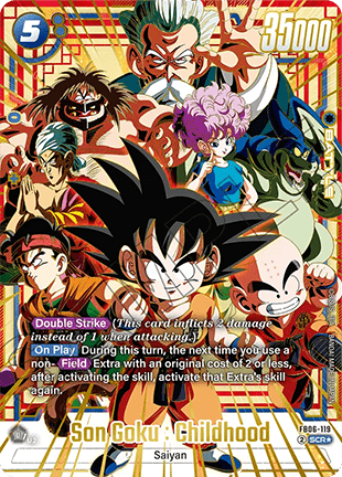 Son Goku : Childhood (FB06-119)  (V.2 - Alternate Art) - Rivals Clash [Fusion World] (Alternate Art) [FB06-119]