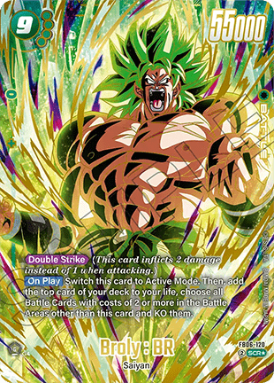 Broly : BR (FB06-120)  (V.2 - Alternate Art) - Rivals Clash [Fusion World] (Alternate Art) [FB06-120]