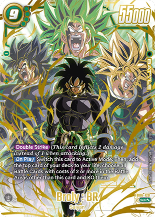 Broly : BR (FB06-120)  (V.3 - God Rare) - Rivals Clash [Fusion World] (God Rare) [FB06-120]