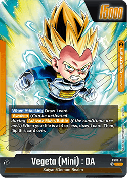 Vegeta (Mini) : DA // Vegeta (Mini) : DA (FS08-01) - Starter Deck: Vegeta (Mini) Super Saiyan 3 [Fusion World] (Leader) [FS08-01]