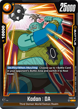 Kadan : DA (FS08-02)  (V.1 - Common) - Starter Deck: Vegeta (Mini) Super Saiyan 3 [Fusion World] (Common) [FS08-02]