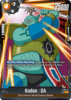 Kadan : DA (FS08-02)  (V.2 - Alternate Art) - Starter Deck: Vegeta (Mini) Super Saiyan 3 [Fusion World] (Alternate Art) [FS08-02]