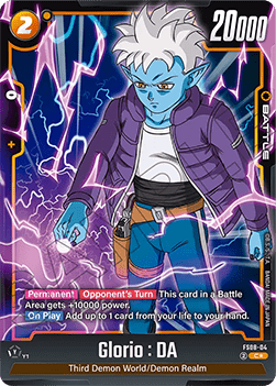 Glorio : DA (FS08-04)  (V.2 - Alternate Art) - Starter Deck: Vegeta (Mini) Super Saiyan 3 [Fusion World] (Alternate Art) [FS08-04]