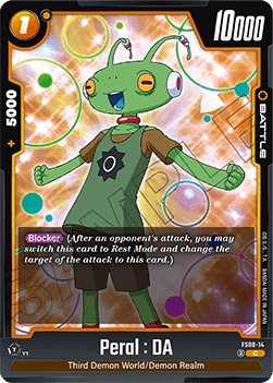 Peral : DA (FS08-14) - Starter Deck: Vegeta (Mini) Super Saiyan 3 [Fusion World] (Common) [FS08-14]