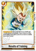 Results of Training (FS08-15)  (V.1 - Common) - Starter Deck: Vegeta (Mini) Super Saiyan 3 [Fusion World] (Common) [FS08-15]