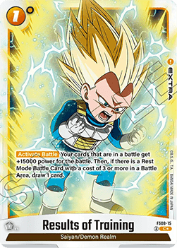 Results of Training (FS08-15)  (V.2 - Alternate Art) - Starter Deck: Vegeta (Mini) Super Saiyan 3 [Fusion World] (Alternate Art) [FS08-15]