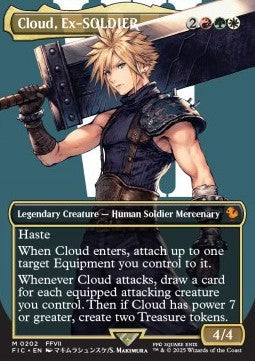 Cloud, Ex-SOLDIER (V.2) - Commander: Magic: The Gathering - FINAL FANTASY: Extras (Mythic) [XFIC-202]