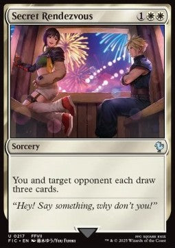 Secret Rendezvous (V.1) - Commander: Magic: The Gathering - FINAL FANTASY: Extras (Uncommon) [XFIC-217]