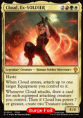Cloud, Ex-SOLDIER - Commander: Magic: The Gathering - FINAL FANTASY: Collector's Edition (Mythic) [CFIC-221]