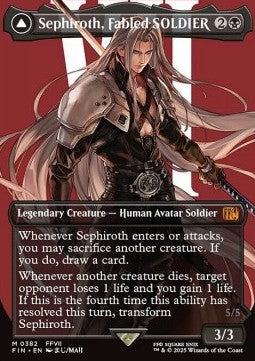Sephiroth, Fabled SOLDIER // Sephiroth, One-Winged Angel (V.2) - Magic: The Gathering - FINAL FANTASY: Extras (Mythic) [XFIN-382]