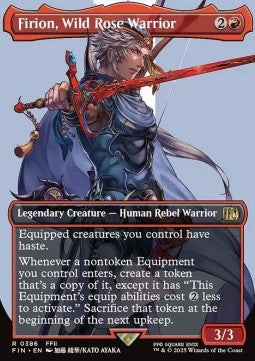 Firion, Wild Rose Warrior (V.1) - Magic: The Gathering - FINAL FANTASY: Extras (Rare) [XFIN-386]