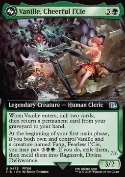 Vanille, Cheerful l'Cie // Ragnarok, Divine Deliverance (V.2) - Magic: The Gathering - FINAL FANTASY: Extras (Uncommon) [XFIN-475]