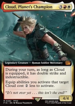 Cloud, Planet's Champion (V.1) - Magic: The Gathering - FINAL FANTASY: Extras (Mythic) [XFIN-482]