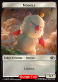 Moogle Token (W 1/2) // Treasure Token (V.2) - Magic: The Gathering - FINAL FANTASY: Tokens (Token) [TFIN-CT 34/36]