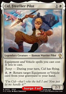 Cid, Freeflier Pilot - Commander: Magic: The Gathering - FINAL FANTASY: Collector's Edition (Rare) [CFIC-13]