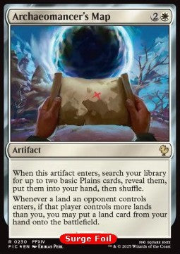 Archaeomancer's Map - Commander: Magic: The Gathering - FINAL FANTASY: Collector's Edition (Rare) [CFIC-230]