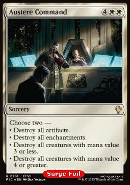 Austere Command - Commander: Magic: The Gathering - FINAL FANTASY: Collector's Edition (Rare) [CFIC-231]