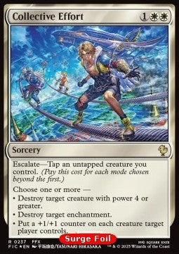 Collective Effort - Commander: Magic: The Gathering - FINAL FANTASY: Collector's Edition (Rare) [CFIC-237]