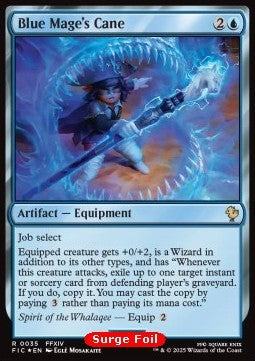 Blue Mage's Cane - Commander: Magic: The Gathering - FINAL FANTASY: Collector's Edition (Rare) [CFIC-35]