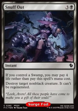 Snuff Out - Commander: Magic: The Gathering - FINAL FANTASY: Collector's Edition (Common) [CFIC-285]