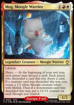 Mog, Moogle Warrior - Commander: Magic: The Gathering - FINAL FANTASY: Collector's Edition (Rare) [CFIC-89]