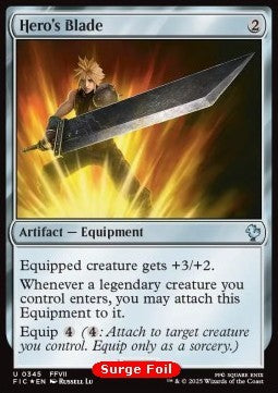 Hero's Blade - Commander: Magic: The Gathering - FINAL FANTASY: Collector's Edition (Uncommon) [CFIC-345]