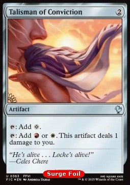 Talisman of Conviction - Commander: Magic: The Gathering - FINAL FANTASY: Collector's Edition (Uncommon) [CFIC-363]
