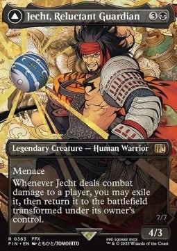 Jecht, Reluctant Guardian // Braska's Final Aeon (V.1) - Magic: The Gathering - FINAL FANTASY: Extras (Rare) [XFIN-363]