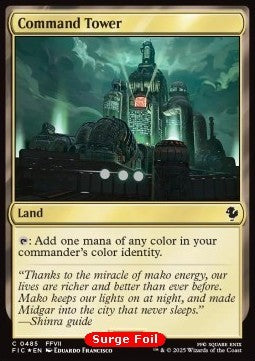 Command Tower (V.3) - Commander: Magic: The Gathering - FINAL FANTASY: Collector's Edition (Common) [CFIC-485]