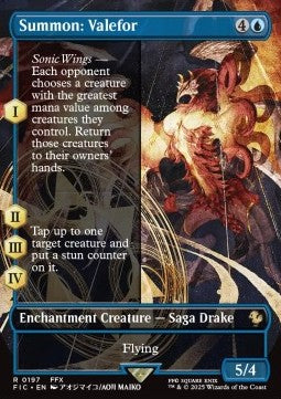 Summon: Valefor - Commander: Magic: The Gathering - FINAL FANTASY: Extras (Rare) [XFIC-197]