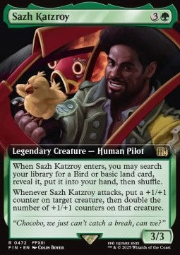 Sazh Katzroy - Magic: The Gathering - FINAL FANTASY: Extras (Rare) [XFIN-472]
