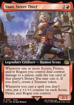 Vaan, Street Thief (V.2) - Magic: The Gathering - FINAL FANTASY: Extras (Rare) [XFIN-467]