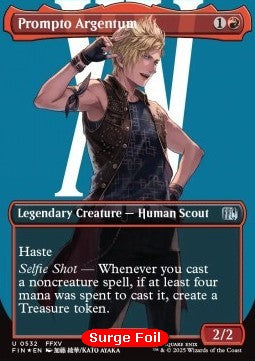 Prompto Argentum (V.3) - Magic: The Gathering - FINAL FANTASY: Extras (Uncommon) [XFIN-532]