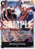 Monkey.D.Garp (OP11-095) (V.1) - A Fist of Divine Speed (Super Rare) [OP11-095]