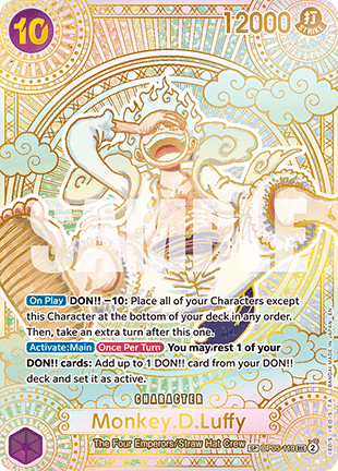 Monkey.D.Luffy (OP05-119) (V.2) - A Fist of Divine Speed (Special Rare) [OP11-OP05-119]