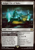 Midgar, City of Mako // Reactor Raid - Magic: The Gathering - FINAL FANTASY (Rare) [FIN-286]