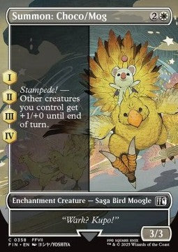 Summon: Choco/Mog - Magic: The Gathering - FINAL FANTASY: Extras (Common) [XFIN-358]
