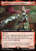 Lightning, Security Sergeant (V.1) - Magic: The Gathering - FINAL FANTASY: Extras (Rare) [XFIN-462]