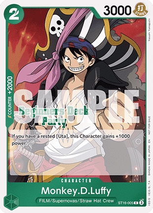Monkey.D.Luffy (ST16-005) (V.1) - Unnumbered Promos (Common) [UP-ST16-005]