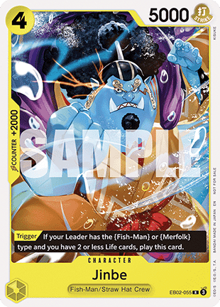 Jinbe (EB02-055) (V.1) - Unnumbered Promos (Rare) [UP-EB02-055]