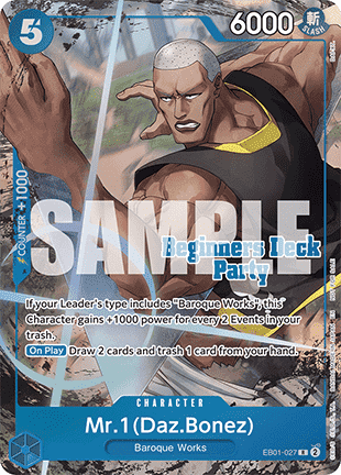 Mr.1(Daz.Bonez) (EB01-027) (V.2) - Unnumbered Promos (Rare) [UP-EB01-027]