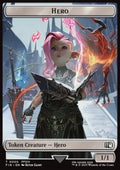 Hero Token (W 1/1) // Food Token (V.4) - Magic: The Gathering - FINAL FANTASY: Tokens (Token) [TFIN-T 5/22]