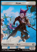 Hero Token (W 1/1) // Wizard Token (B 0/1) (V.6) - Magic: The Gathering - FINAL FANTASY: Tokens (Token) [TFIN-T 3/14]