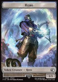 Hero Token (W 1/1) // Robot Warrior Token (UA 3/3) (V.4) - Magic: The Gathering - FINAL FANTASY: Tokens (Token) [TFIN-T 8/12]